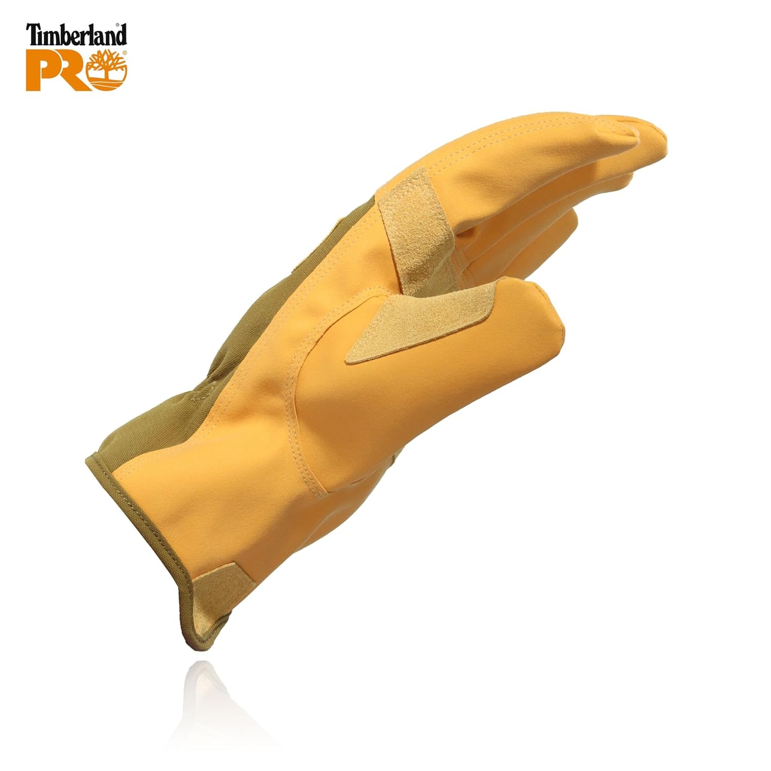 Timberland PRO Men’s Insulated Canvas and Synthetic Leather Gloves – Durable Nylon Back Hand – Reinforced Palm and Thumb – Abrasion Resistant – Machine Washable, Wheat Multi, XX-Large