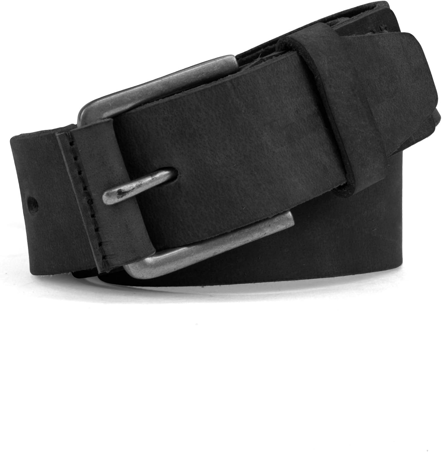 Timberland PRO 40mm Roller Buckle Leather Belt(Black/Pull Up)