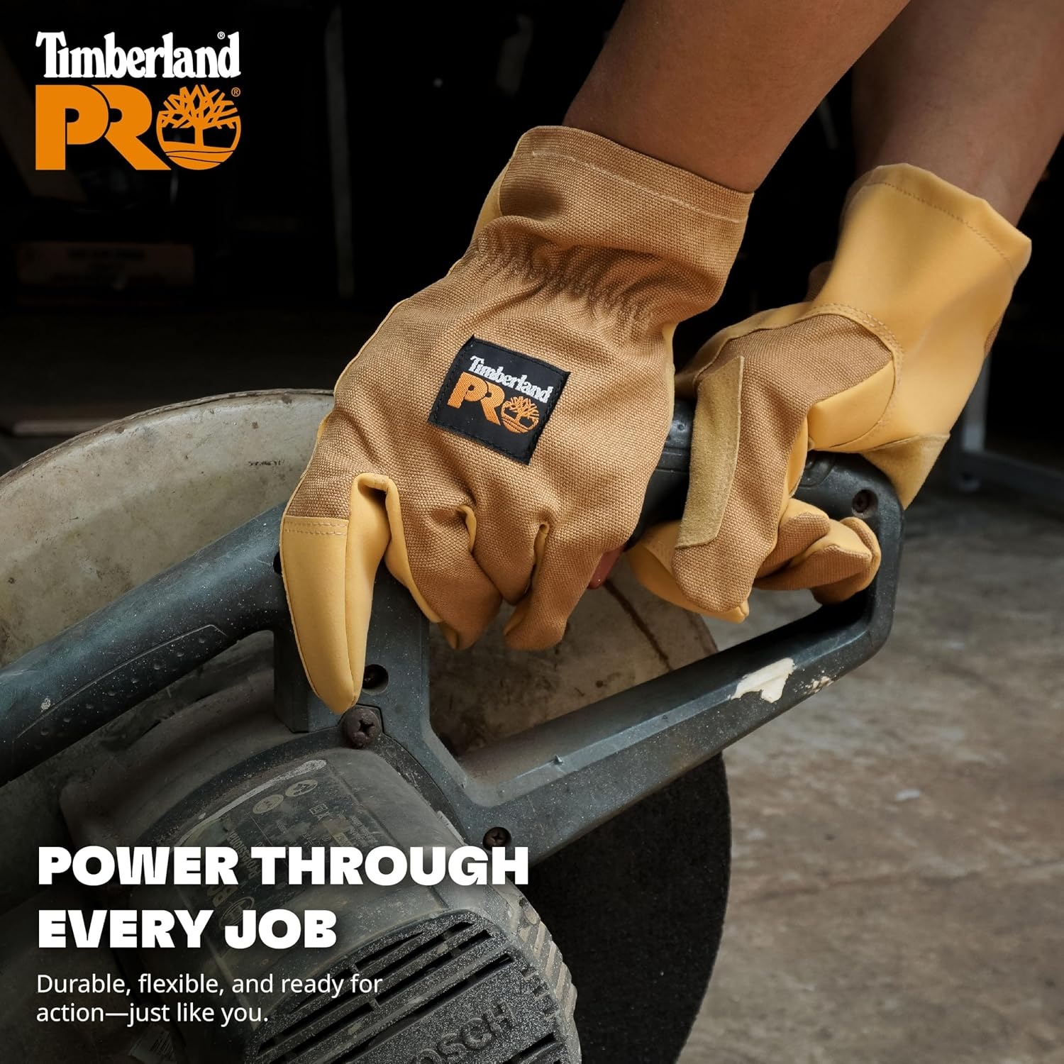 Timberland PRO Unisex Ranch Gloves – Reinforced, Washable, Abrasion Resistant(Wheat Multi)