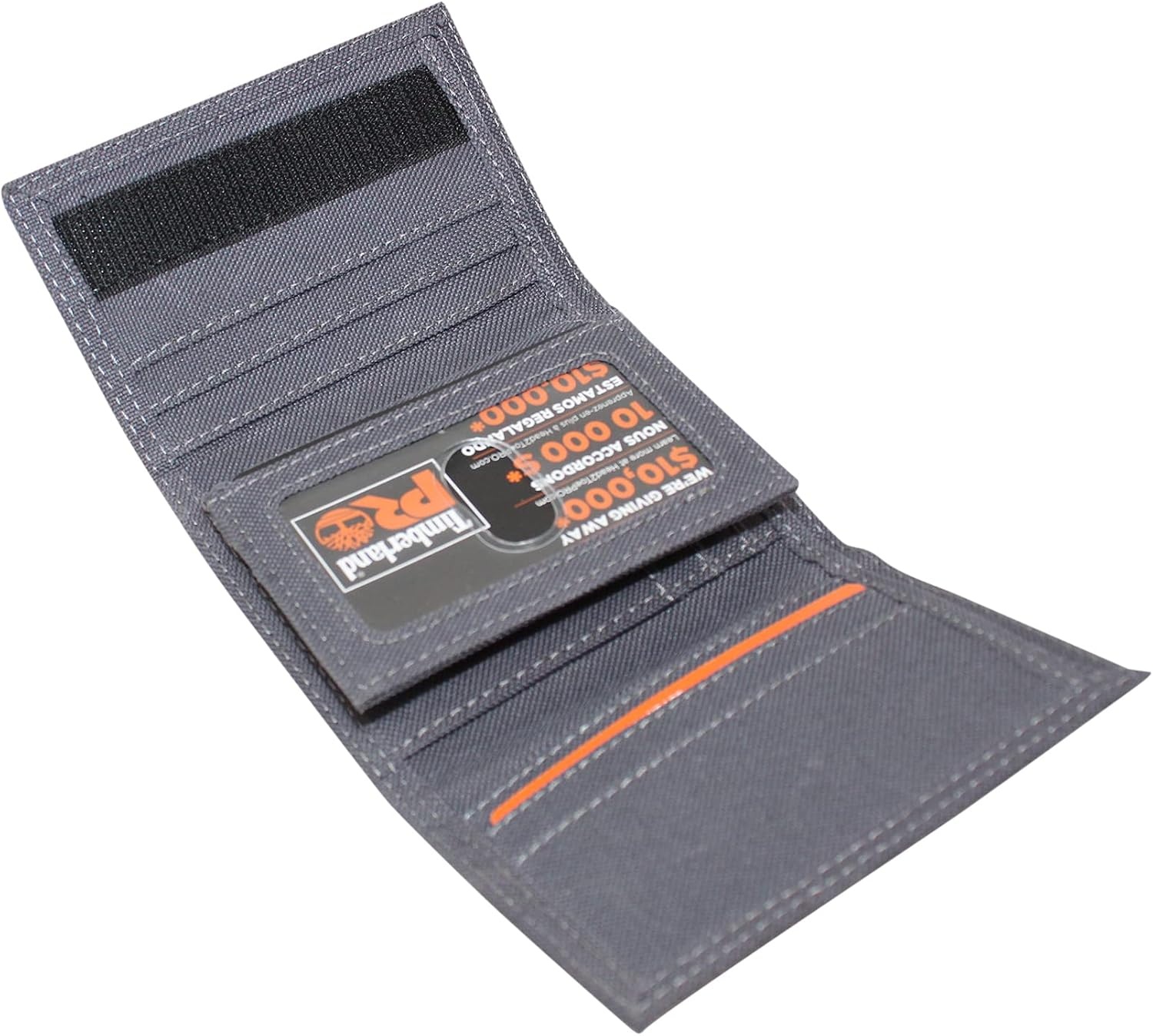 Timberland PRO Men’s Cordura Nylon RFID Trifold Wallet with ID Window(Multiple Colors)