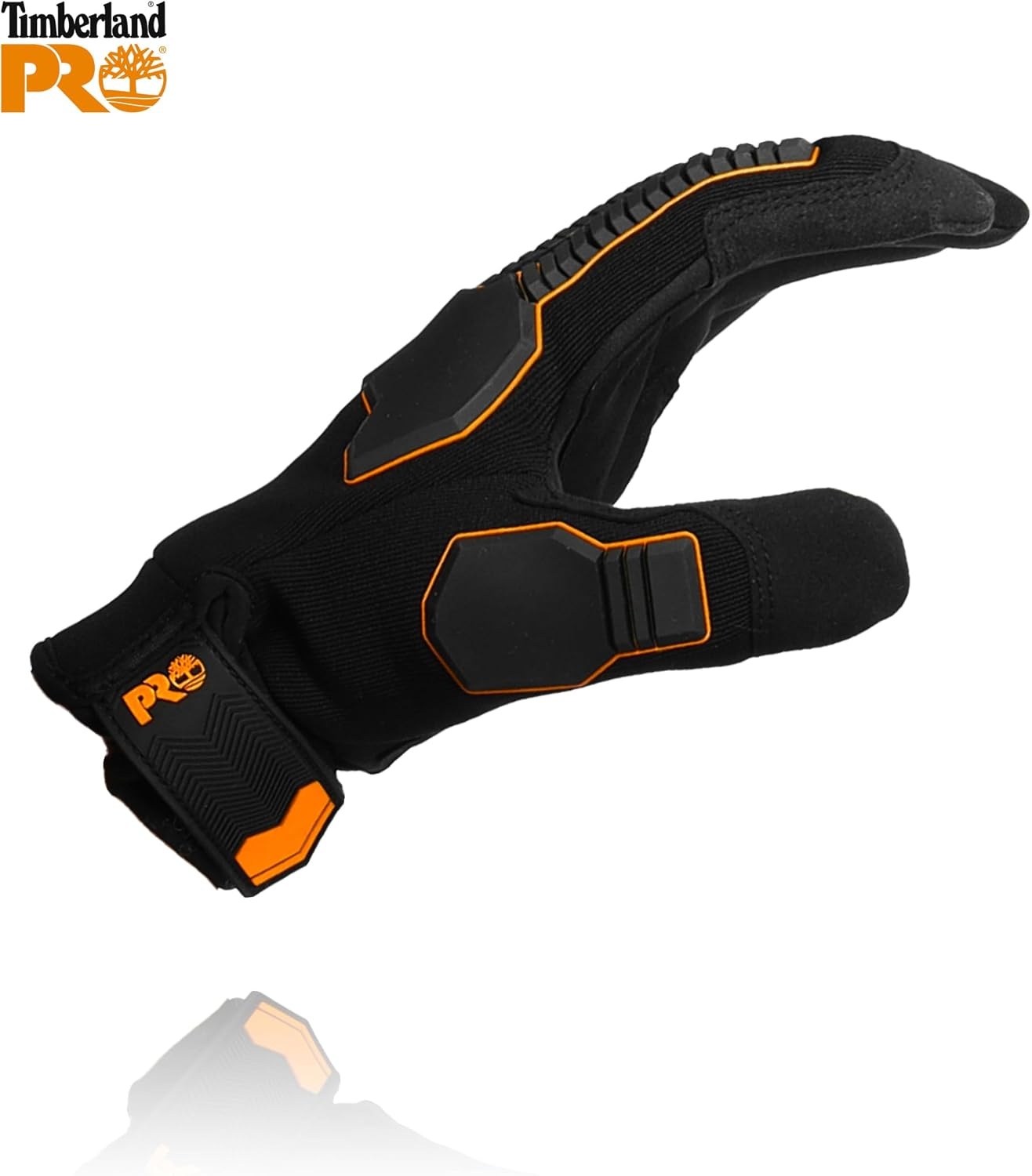 Timberland PRO Men’s Premium Work Gloves -TPU Knuckle Protection – Touchscreen(Black)