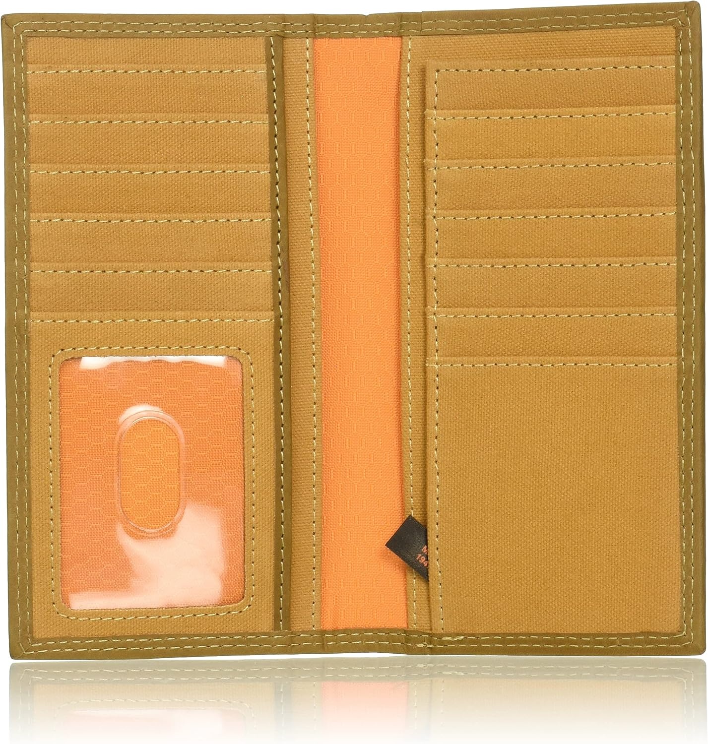Timberland PRO Men’s Rfid Leather Long Bifold Rodeo Wallet With Rfid, Teak, One Size(Wheat)