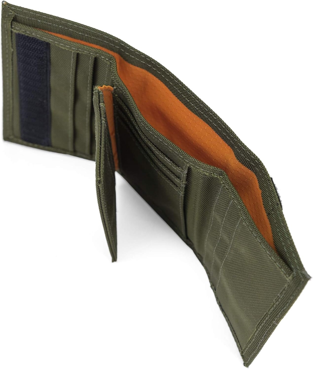 Timberland PRO Men’s Cordura Nylon RFID Trifold Wallet with ID Window(Olive)