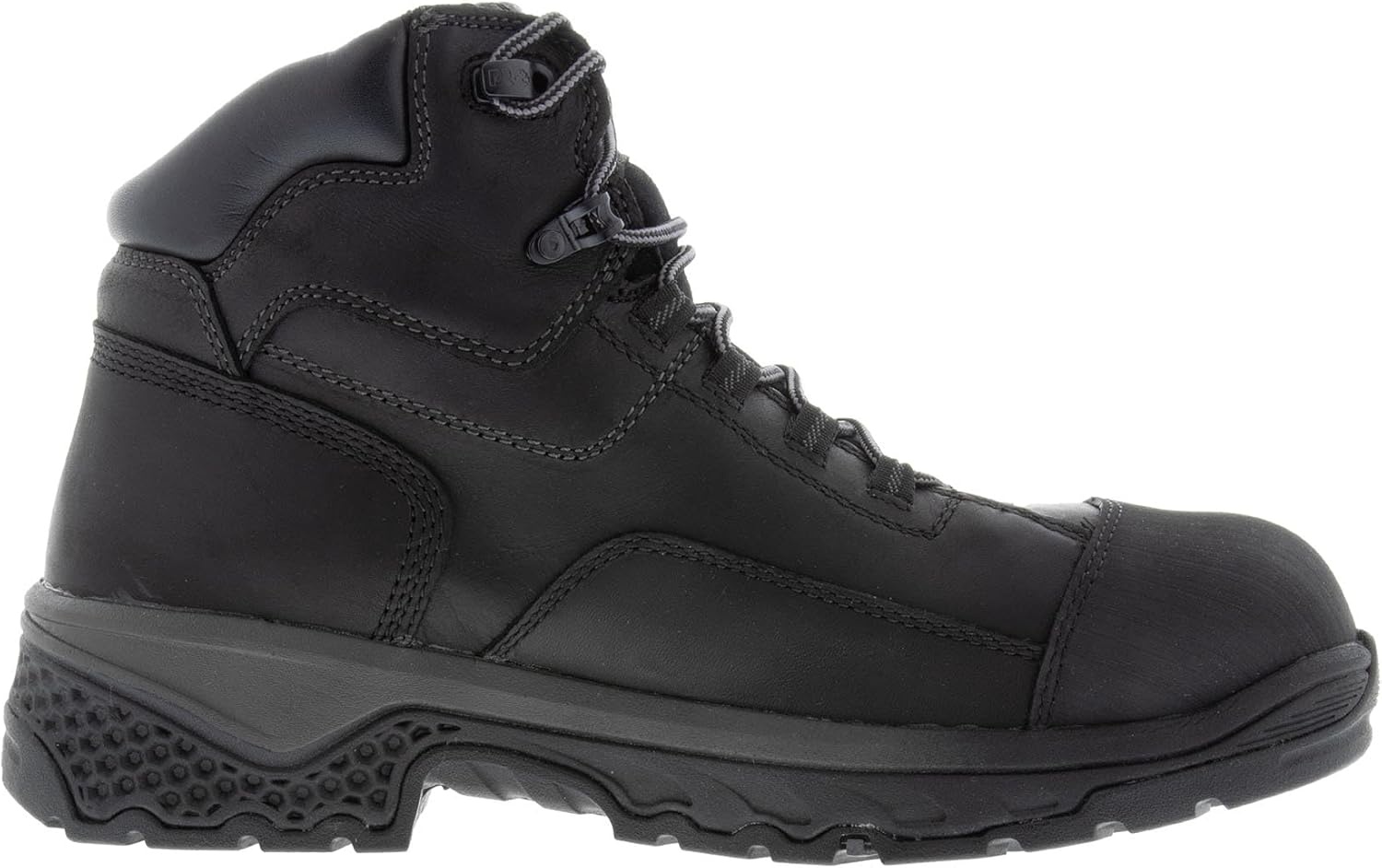 Timberland PRO mens Bosshog 6″ Composite Safety Toe Puncture Resistant Waterproof Industrial Work Boot(Black/Grey)