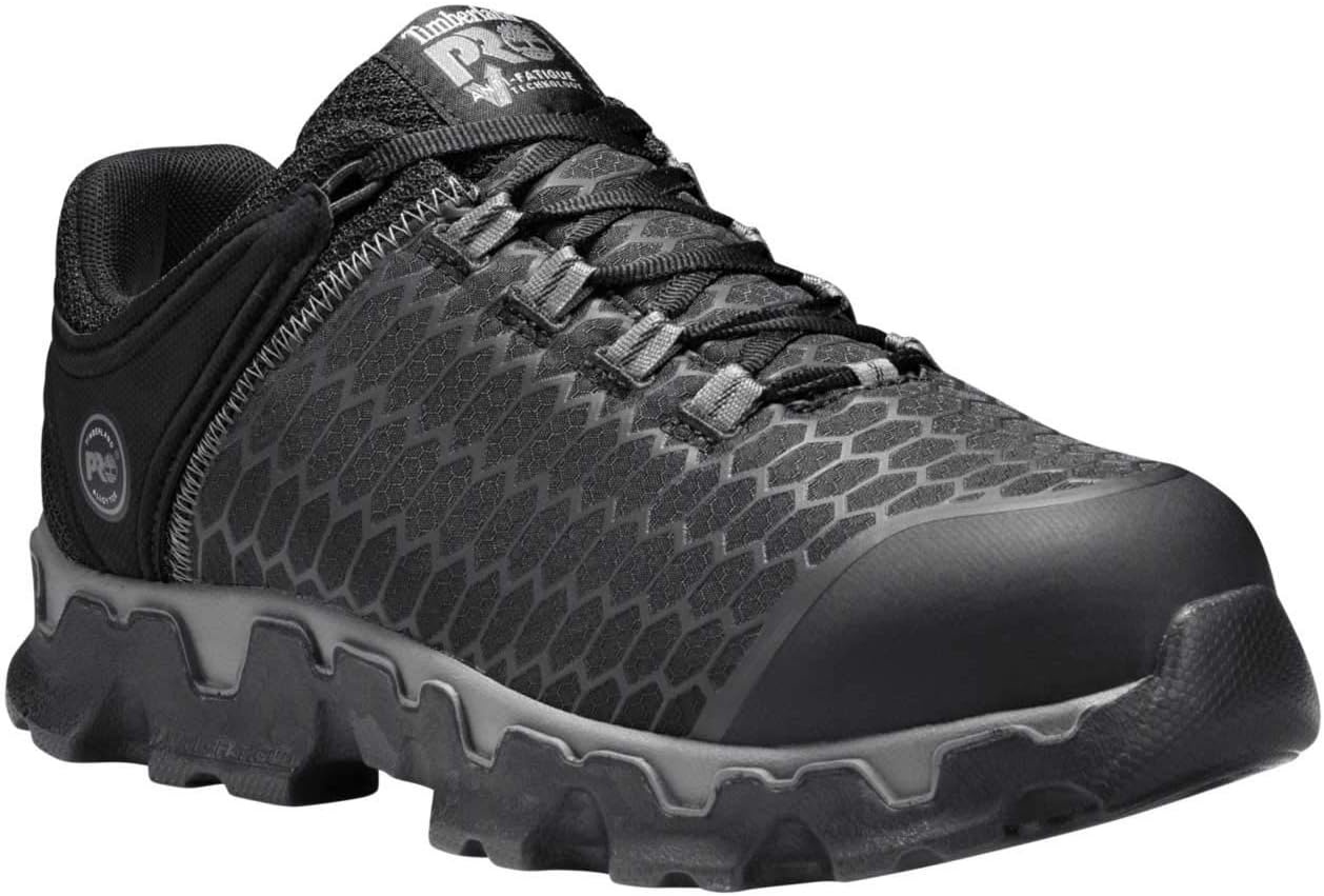 Timberland PRO Men’s Powertrain Sport Alloy-Toe EH Industrial & Construction Shoe(Black/Grey)