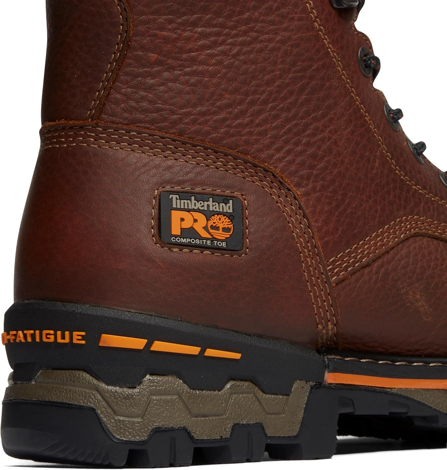 Timberland PRO Men’s Boondock 8 Inch Composite Safety Toe Waterproof Industrial Work Boot(Brown)