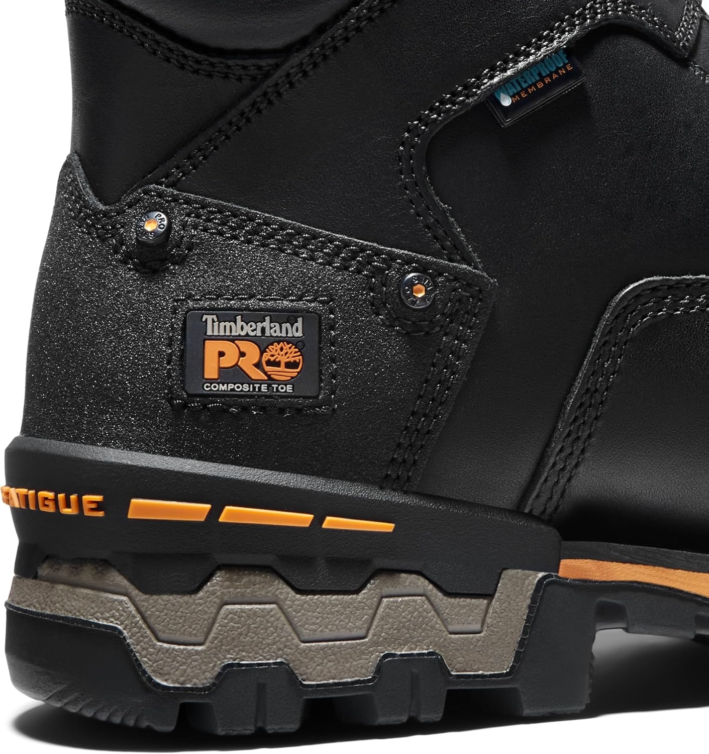 Timberland PRO Men’s Boondock 6 Inch Composite Safety Toe Waterproof Industrial Work Boot(Black-2024 New)