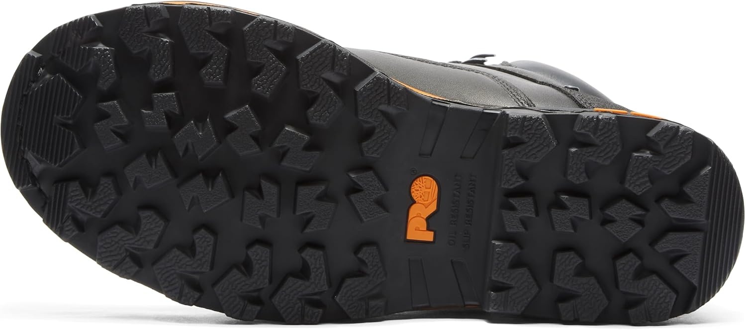 Timberland PRO Men’s Boondock 6 Inch Composite Safety Toe Waterproof Industrial Work Boot(Black-2024 New)