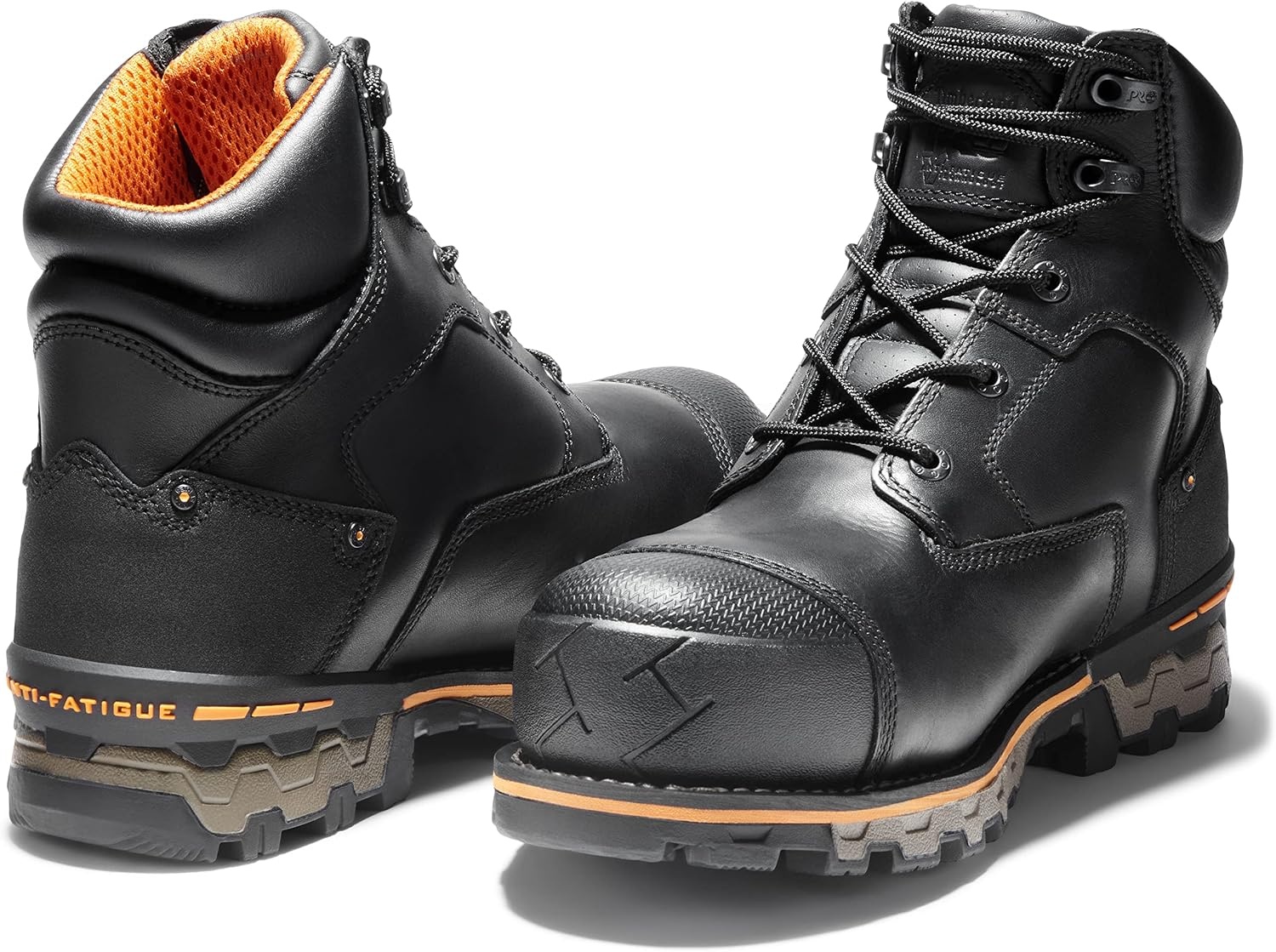 Timberland PRO Men’s Boondock 6 Inch Composite Safety Toe Waterproof Industrial Work Boot(Black-2024 New)