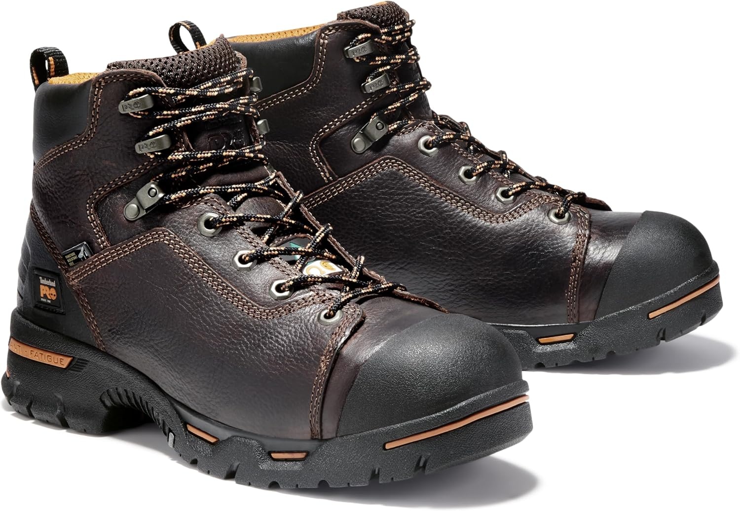 Timberland PRO Men’s Endurance 6 Inch Steel Safety Toe Puncture Resistant Industrial Work Boot, Briar Brown, 10.5W