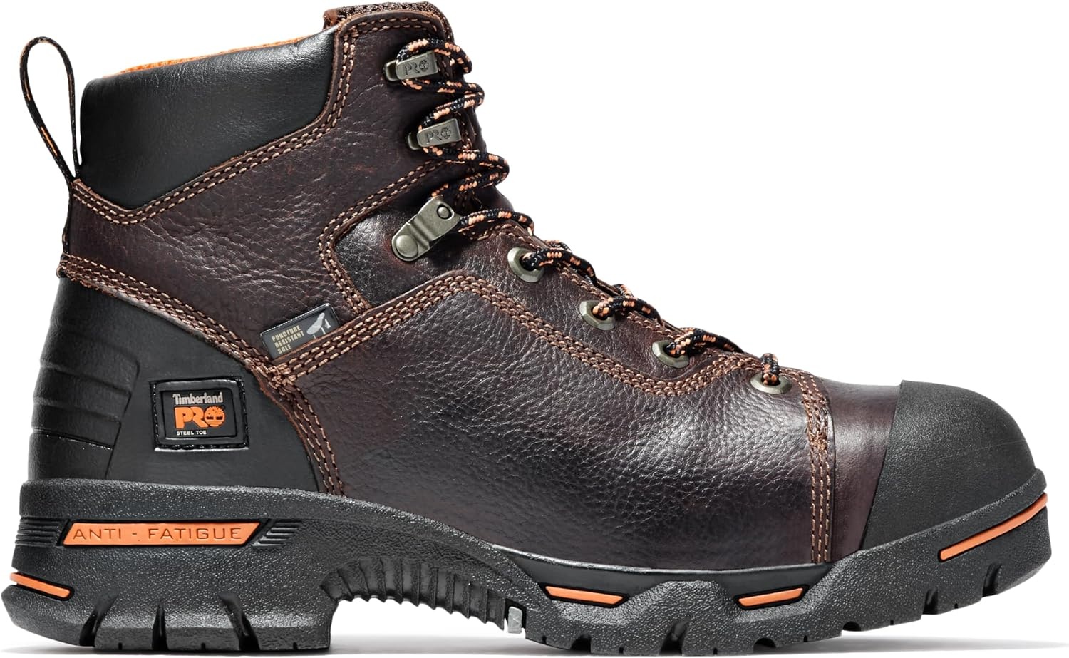 Timberland PRO Men’s Endurance 6 Inch Steel Safety Toe Puncture Resistant Industrial Work Boot, Briar Brown, 10.5W