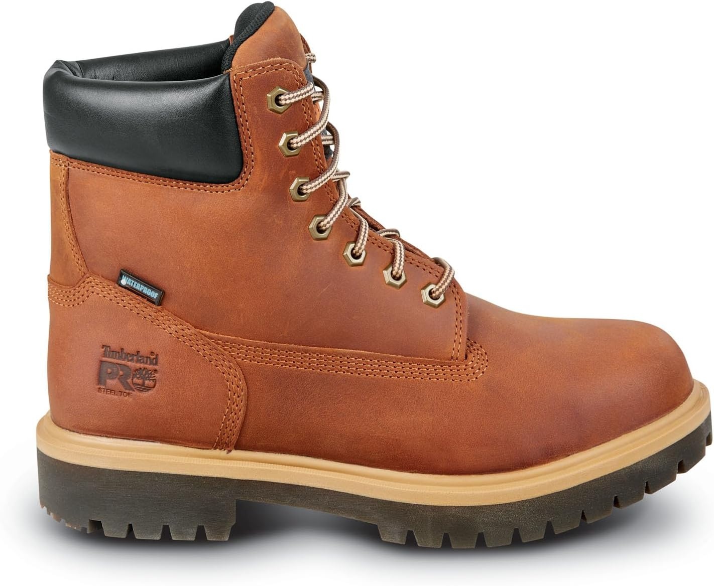 Timberland PRO Mens Direct Attach MaxTRAX Steel Toe WP SRO(Glazed Ginger)