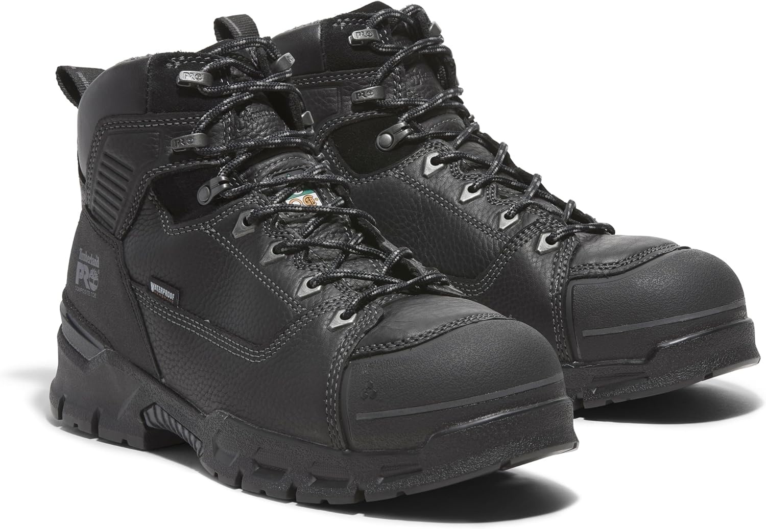 Timberland PRO Men’s Endurance EV 6 Inch Composite Safety Toe Waterproof Boots(Black)