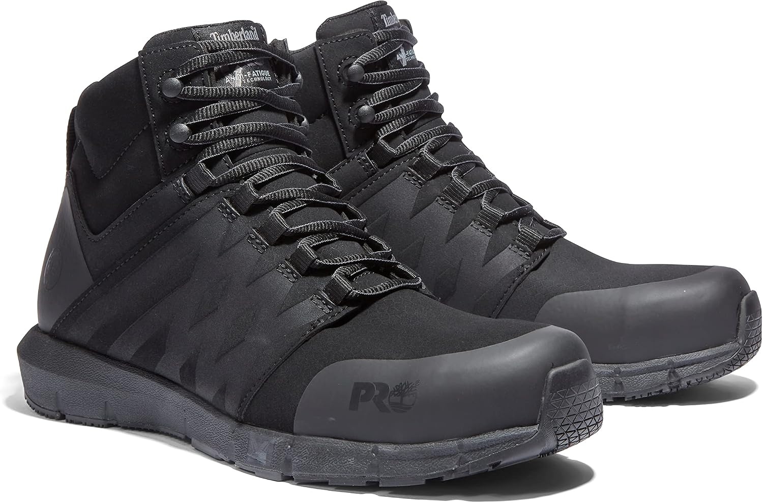 Timberland PRO Men’s Radius Mid Composite Safety Toe Athletic Industrial Work Shoe(Black Raptek)