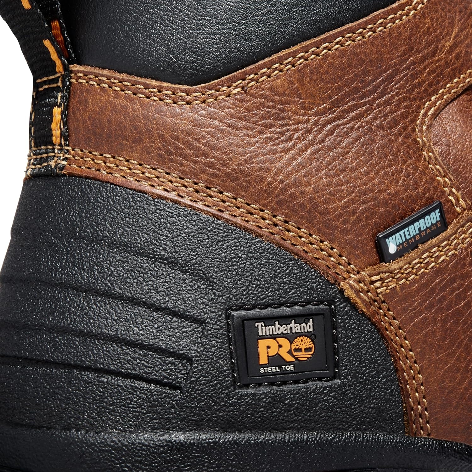 Timberland PRO Men’s Endurance 6 Inch Steel Safety Toe Puncture Resistant Waterproof Industrial Work Boot(Brown)
