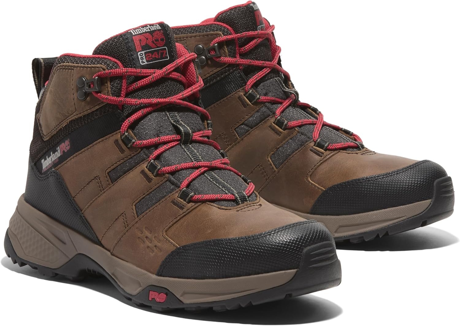 Timberland PRO Unisex Adult Switchback Lt Steel Safety Toe Work Boots(Brown V1)