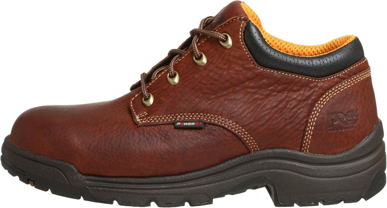 Timberland PRO Men’s Titan Casual Work Oxford Shoes(Haystack Brown Oiled Full-grain Leather)
