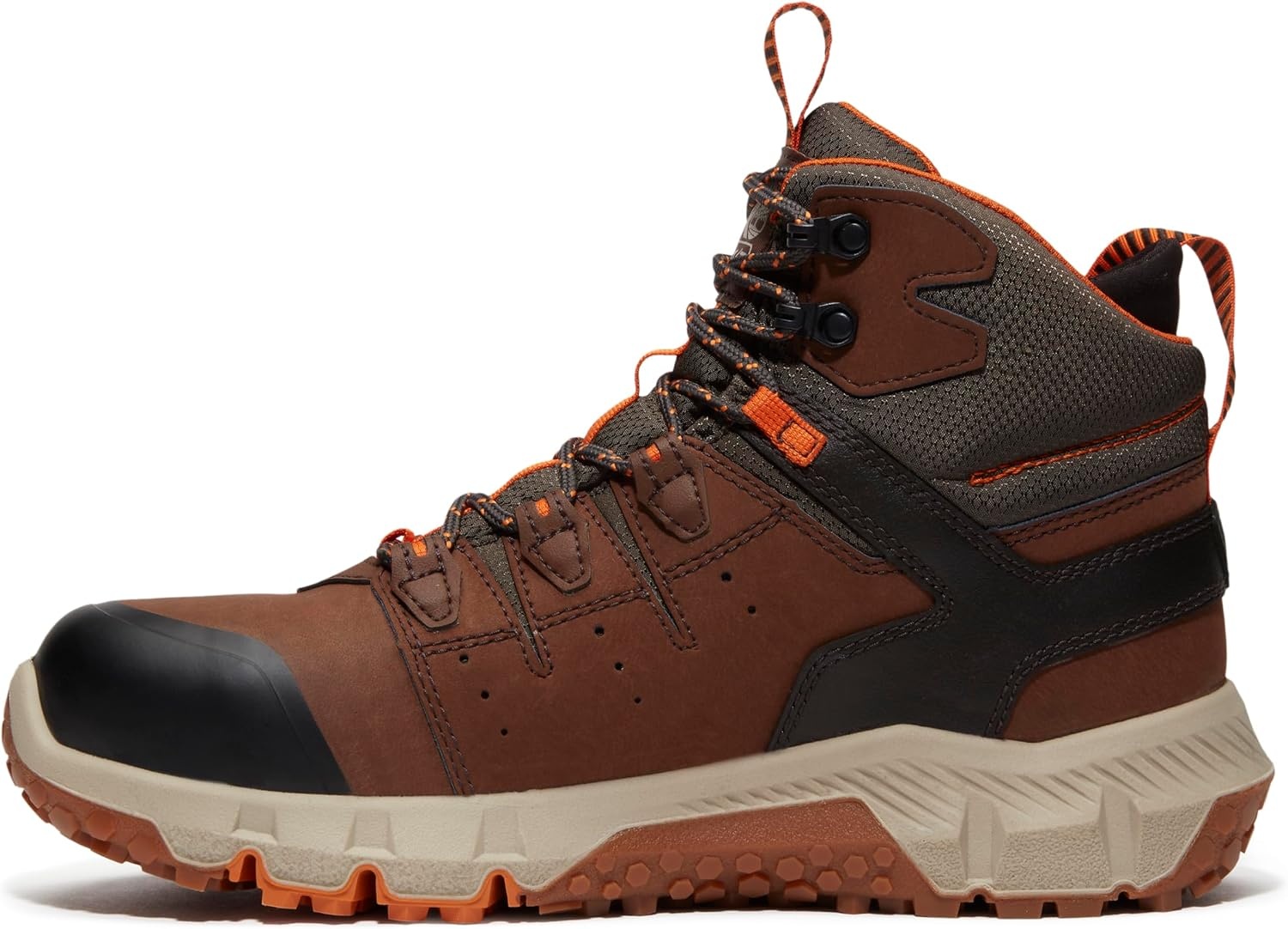 Timberland PRO Men’s Tempe Alloy Safety Toe Waterproof Industrial Work Boot(Medium Brown V1)