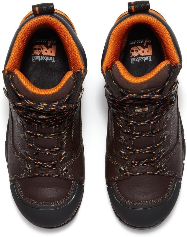 Timberland PRO Mens 8 Dark Brown Endurance EV CSA Comp Toe PR SR Boot(Dark Brown V1)