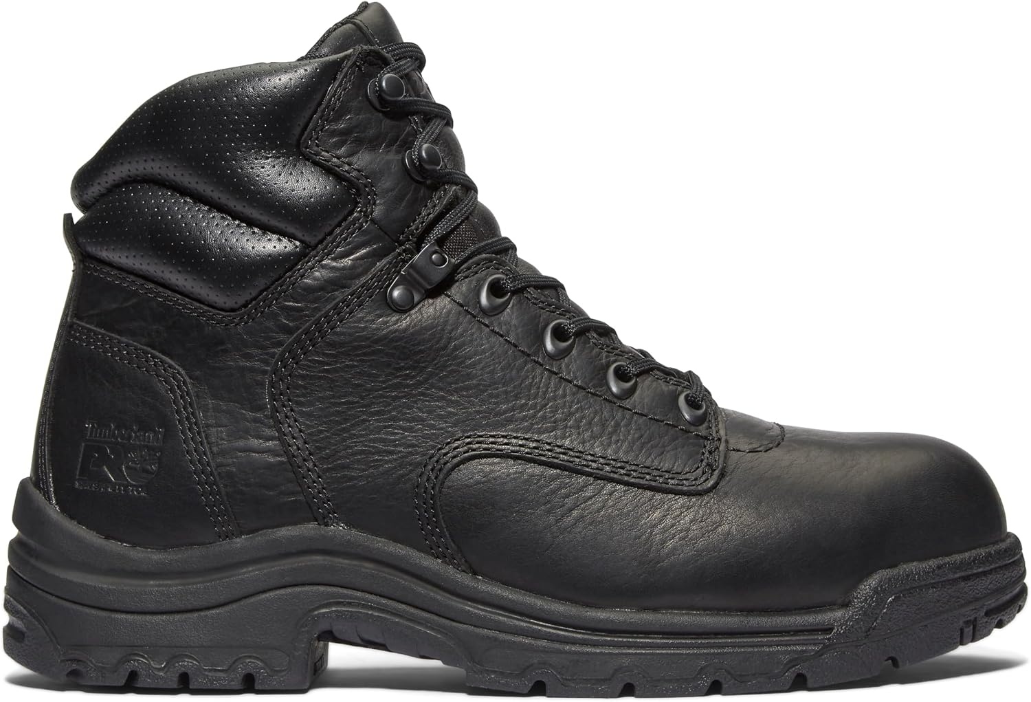 Timberland PRO Mens Titan 6 Inch Alloy Safety Toe Industrial Work Boot(Black)