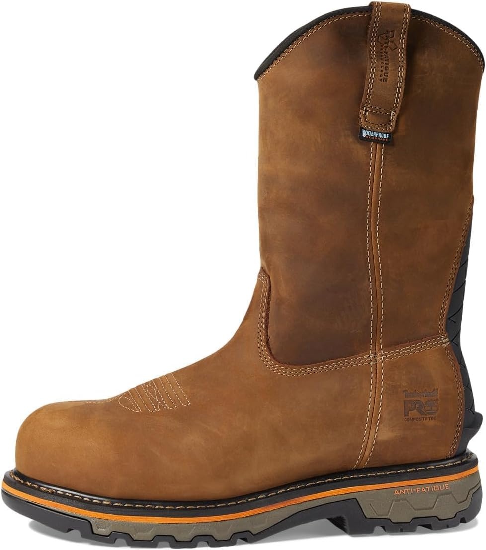 Timberland PRO True Grit Pull-On Composite Safety Toe Waterproof(Brown)