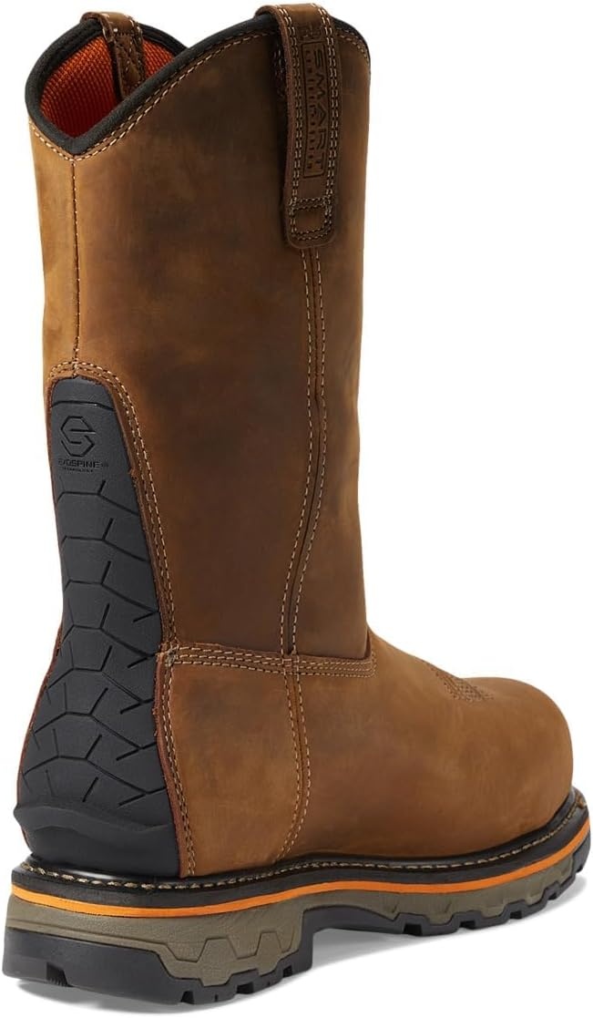 Timberland PRO True Grit Pull-On Composite Safety Toe Waterproof(Brown)