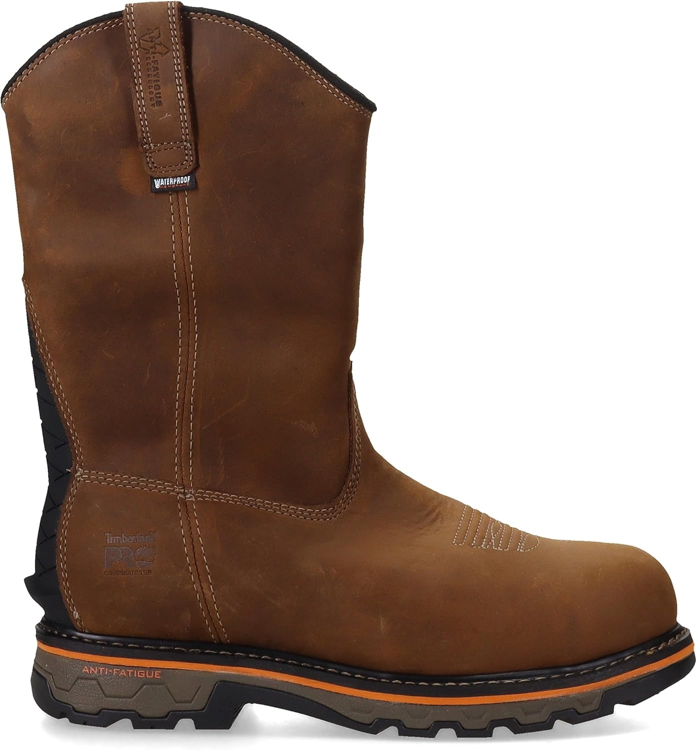 Timberland PRO True Grit Pull-On Composite Safety Toe Waterproof(Brown)