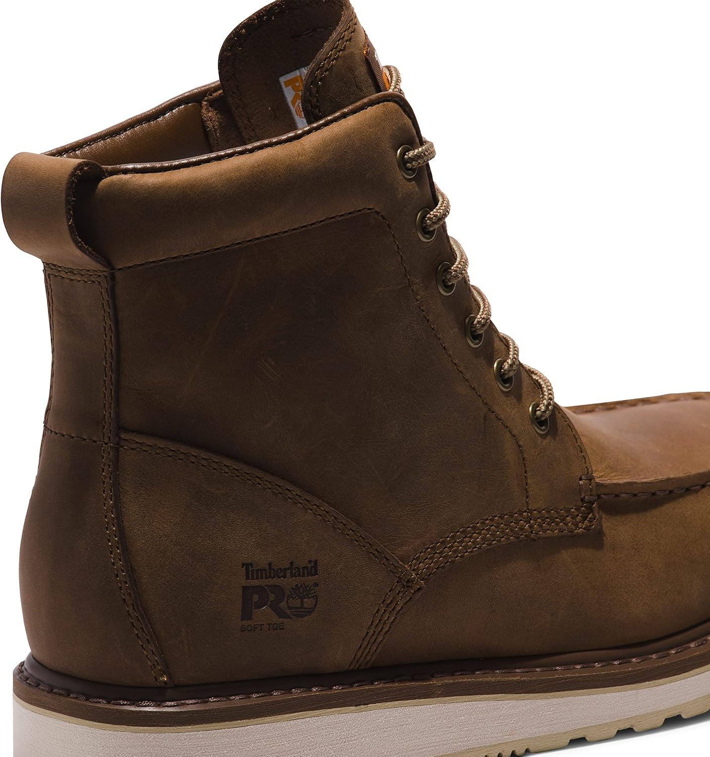 Timberland PRO Unisex Adult Pro Wedge 6 Inch Soft Toe Work Boots(Coconut)