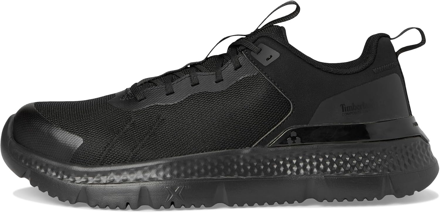 Timberland PRO Men’s Setra Composite Safety Toe Industrial Athletic Work Shoe, Black, 8W