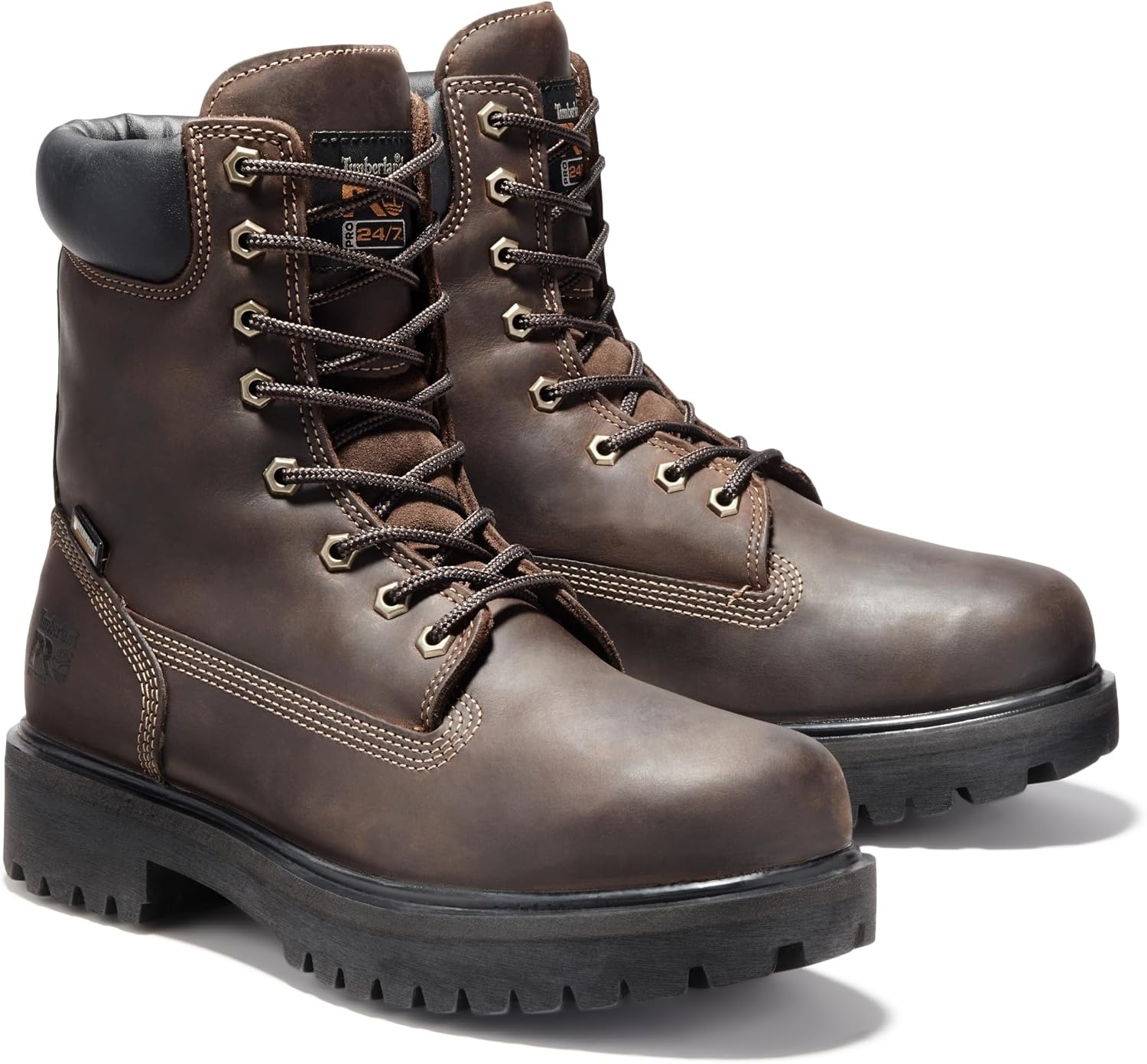 Timberland PRO Men’s 26011 Direct Attach 8″ Soft-Toe(Brown)