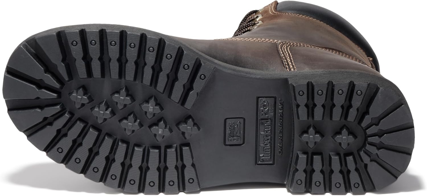 Timberland PRO Men’s 26011 Direct Attach 8″ Soft-Toe(Brown)