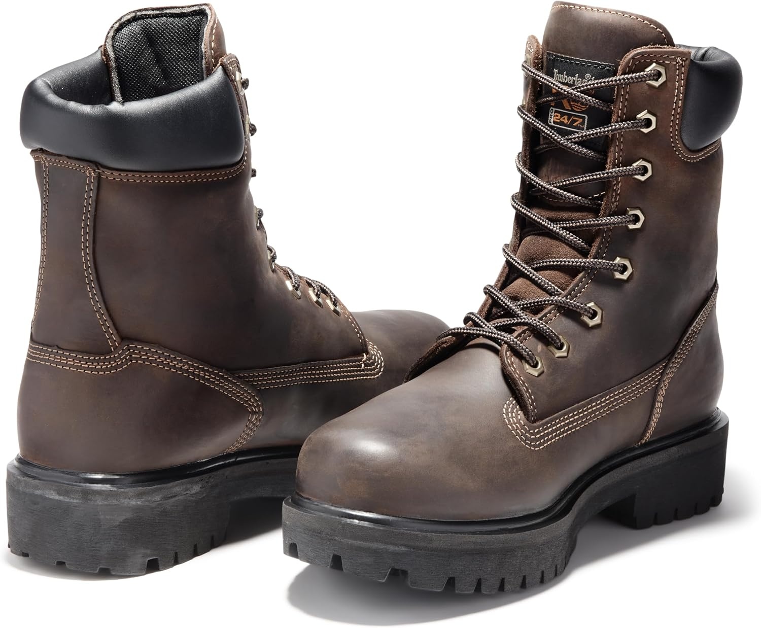Timberland PRO Men’s 26011 Direct Attach 8″ Soft-Toe(Brown)