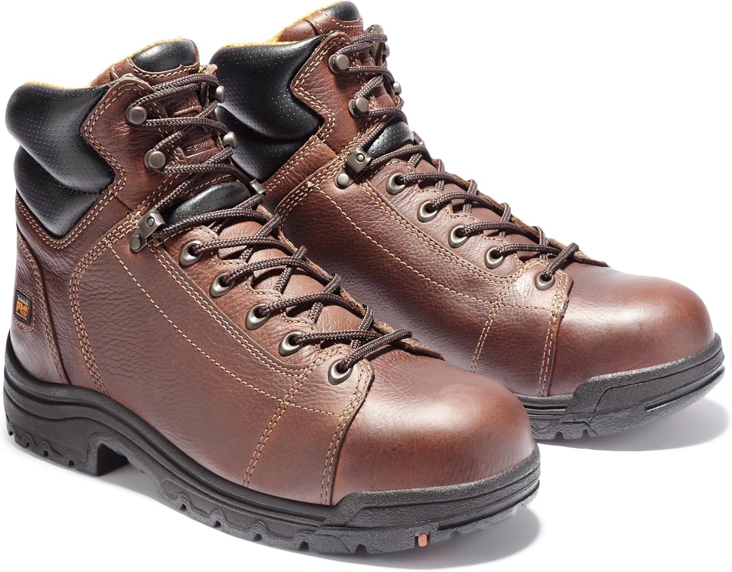 Timberland PRO Mens Titan 6 Inch Alloy Safety Toe Industrial Work Boot(Haystack Brown)