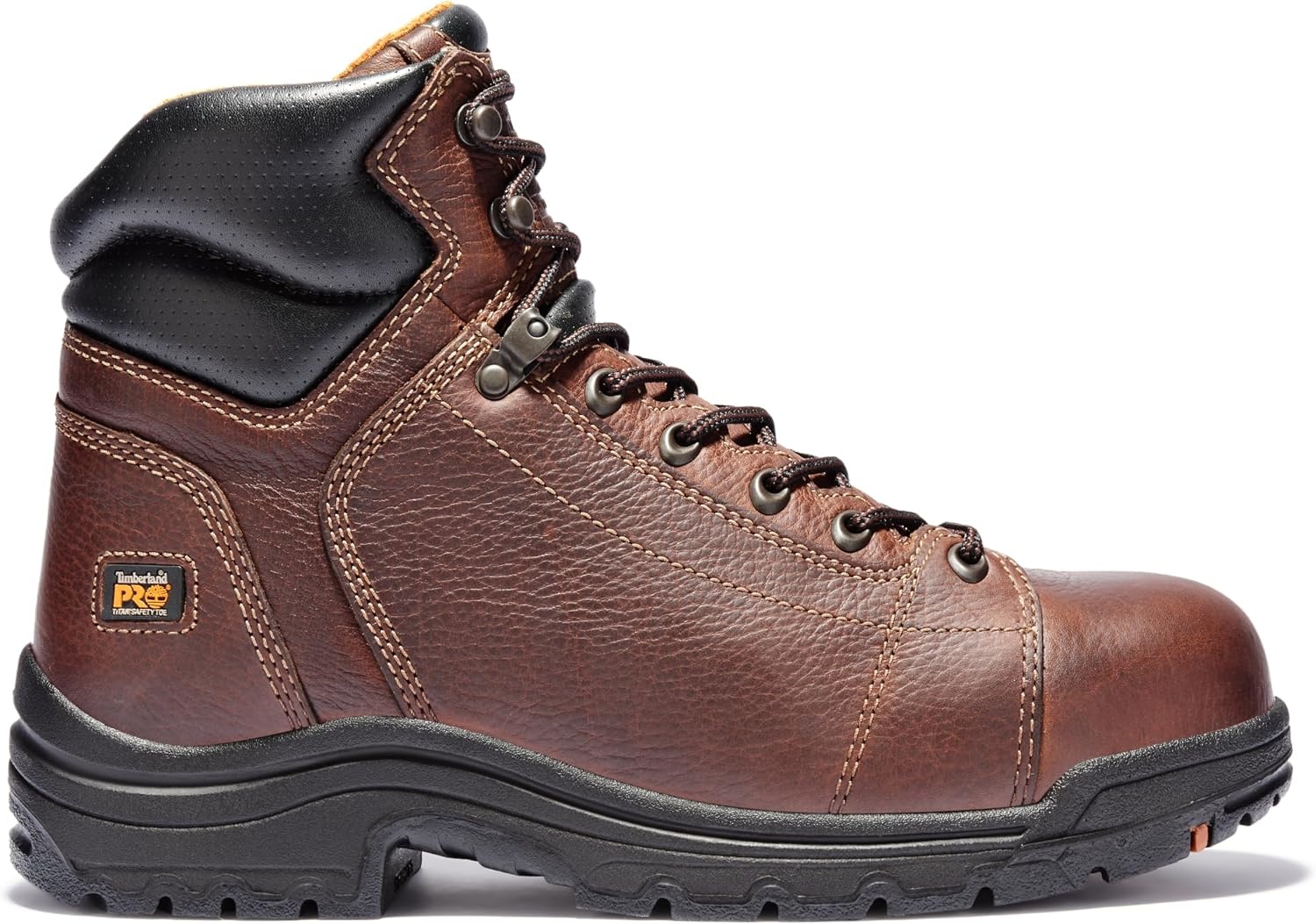 Timberland PRO Mens Titan 6 Inch Alloy Safety Toe Industrial Work Boot(Haystack Brown)