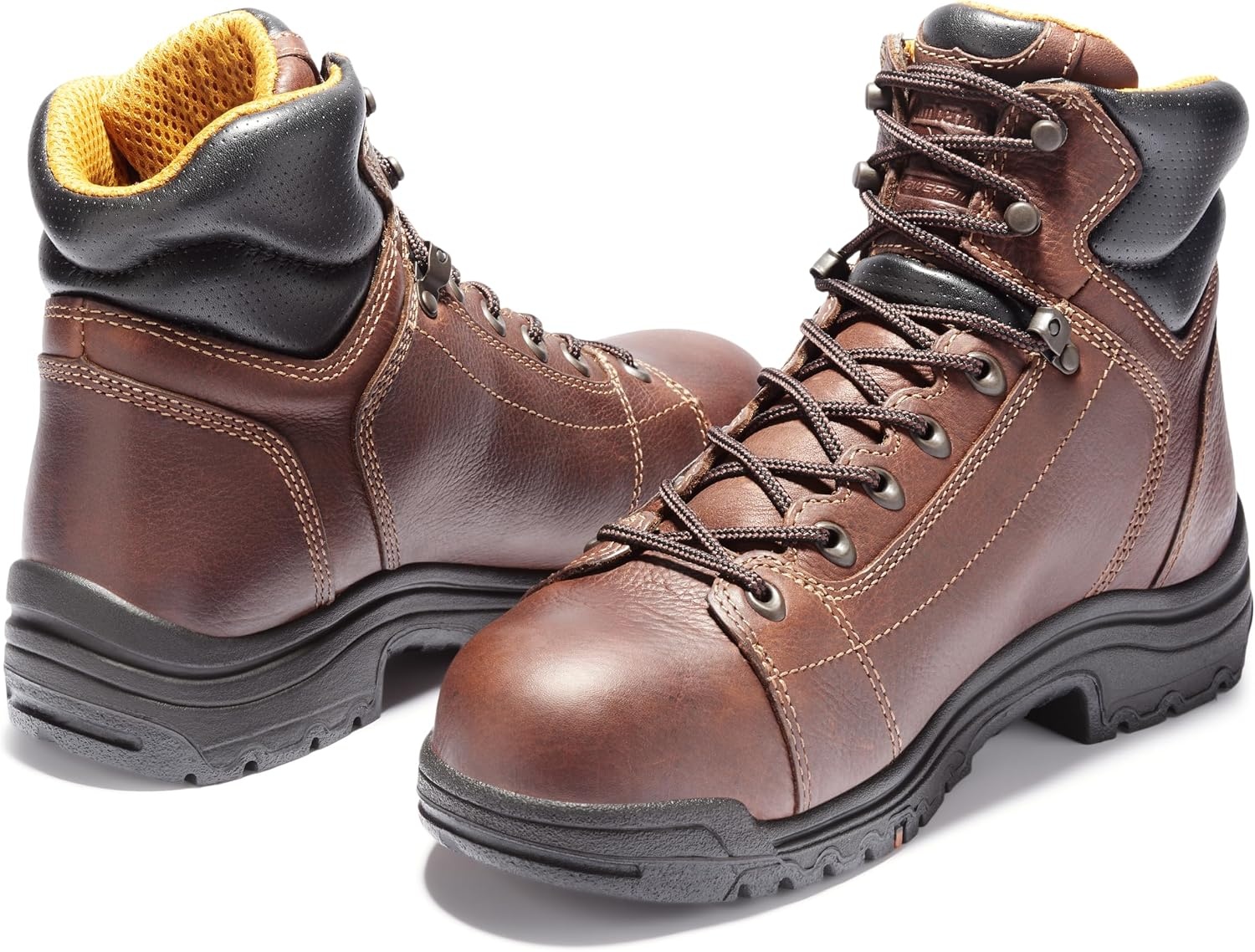 Timberland PRO Mens Titan 6 Inch Alloy Safety Toe Industrial Work Boot(Haystack Brown)