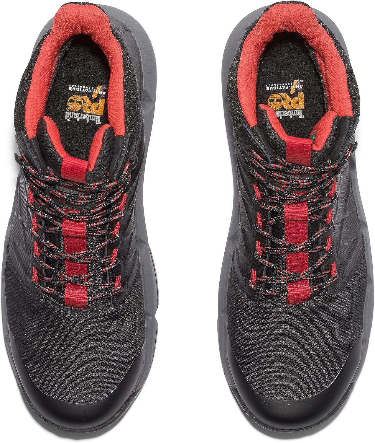 Timberland PRO Men’s Morphix 6″ Composite Safety Toe Waterproof(Black/Red-2024 New)