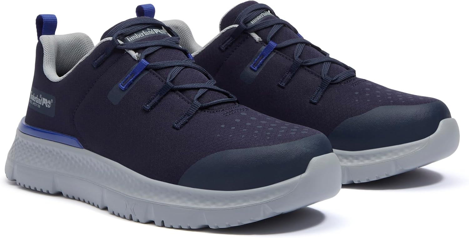 Timberland PRO Men’s Intercept Steel Safety Toe Industrial Athletic Work Shoe(Navy Ripstop)