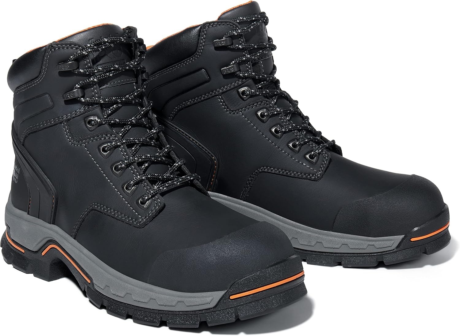 Timberland PRO Men’s 6 Inch Stockdale Grip Max Alloy Toe Work and Hunt Boot(Black Raptek-2024 New)