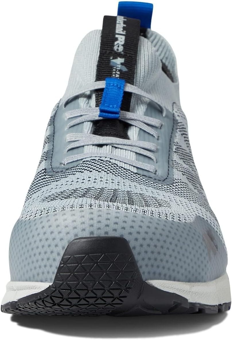 Timberland PRO Mens CSA Radius Knit Composite Safety Toe Puncture Resistant Industrial Athletic Work Shoe(Grey/Blue 2)