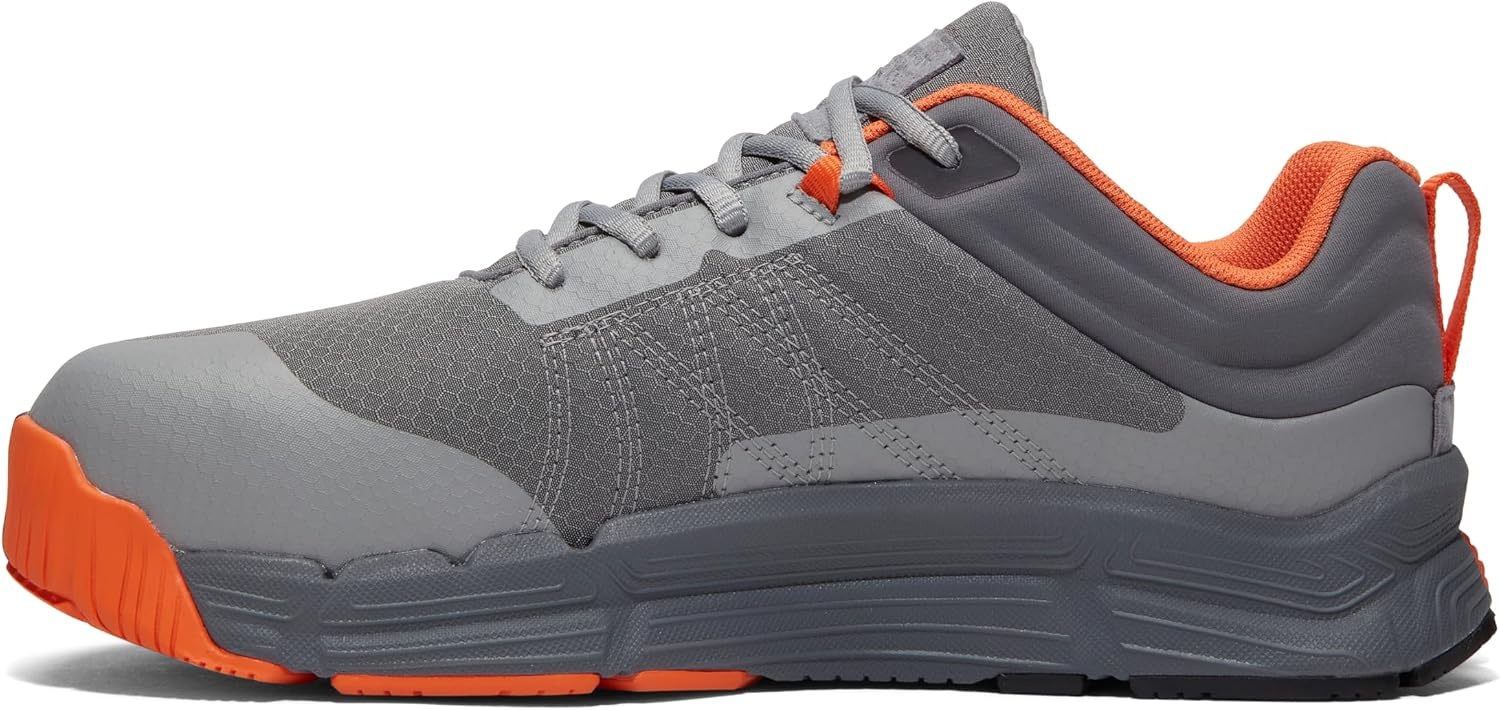 Timberland PRO Men’s XR-1 MaxTrax Alloy Toe Athletic(Grey/Orange V1)