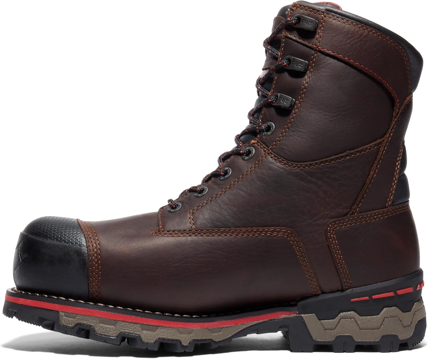 Timberland PRO Men’s Boondock Waterproof ST Work Boot(Brown Tumbled L)