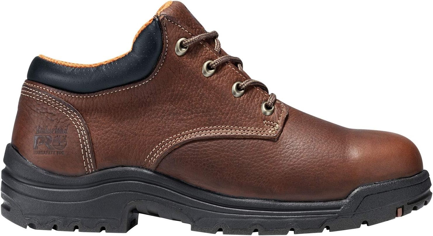 Timberland PRO Men’s Titan Oxford Alloy Safety Toe Industrial Shoes(Haystack Brown V1)