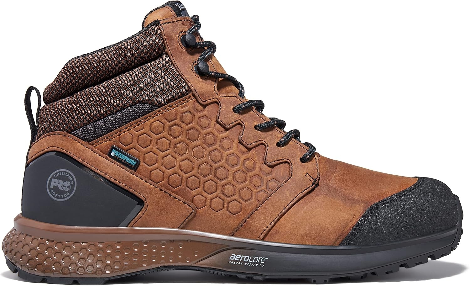 Timberland PRO Reaxion Mid Soft Toe Waterproof(Brown)