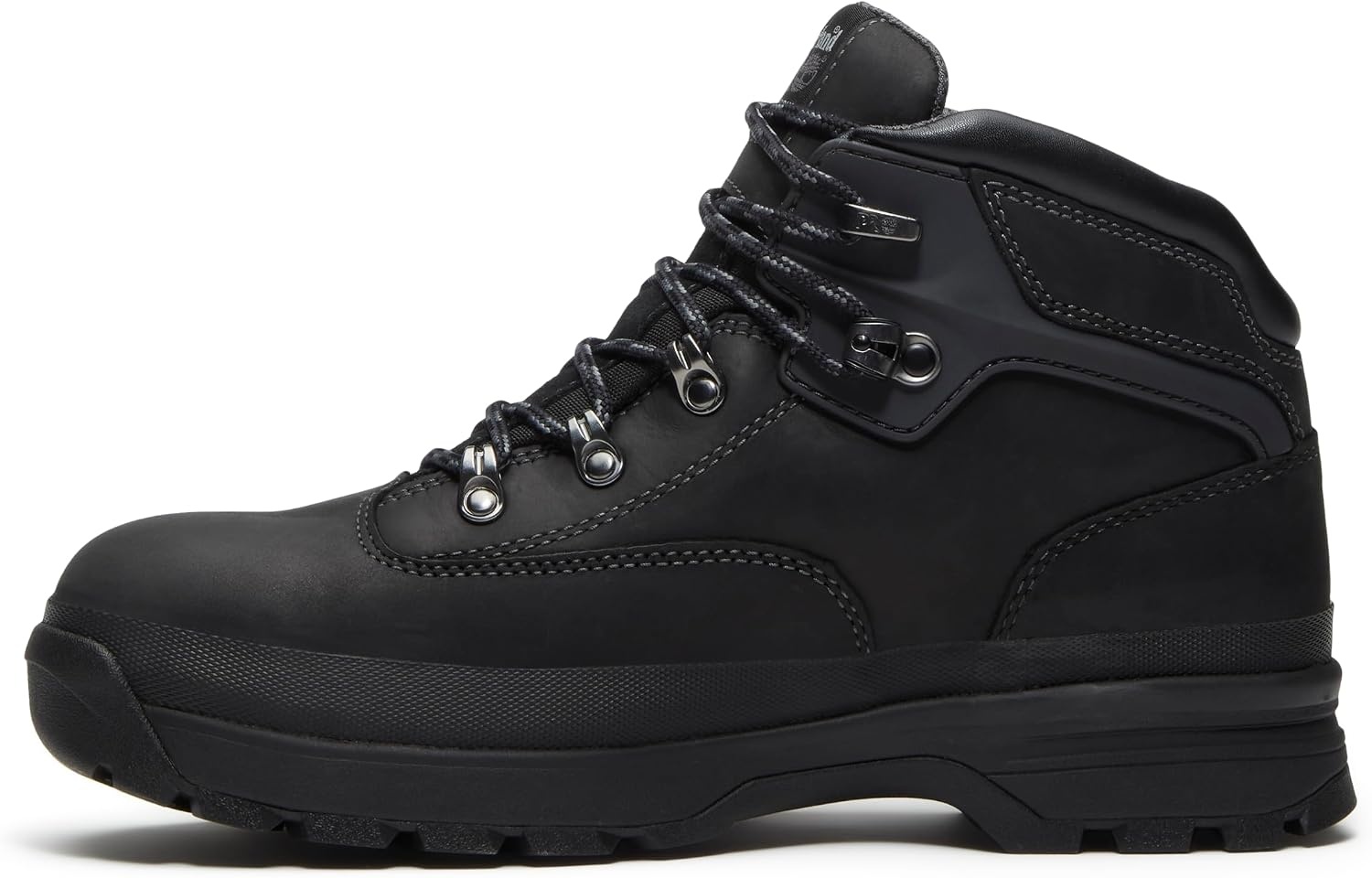 Timberland PRO Men’s Euro Hiker Xt Mid Alloy Safety Toe Waterproof Industrial Hiker Work Boot(Black Full Grain)