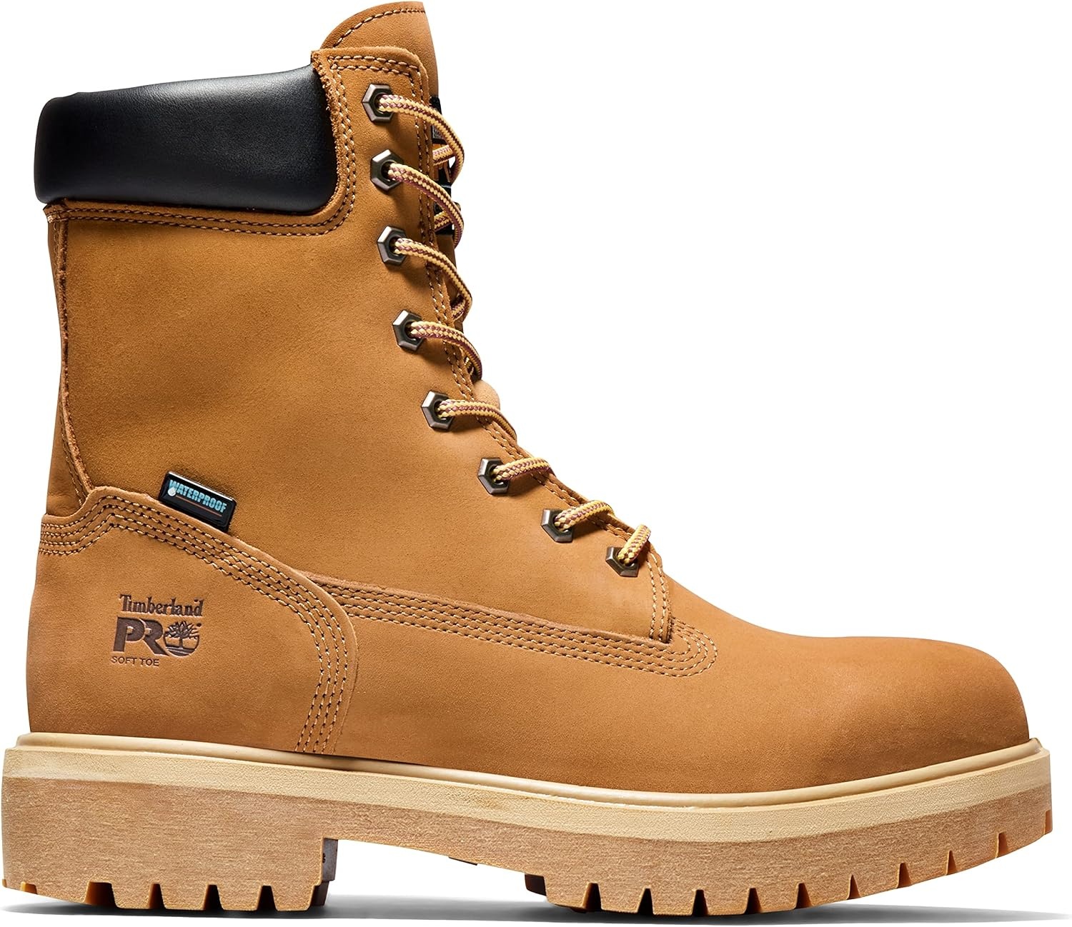 Timberland PRO Men’s 26011 Direct Attach 8″ Soft-Toe(Wheat V1)