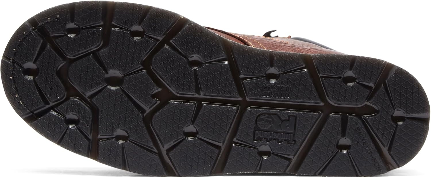 Timberland PRO mens Gridworks Wedge 6 Inch Alloy Safety Toe Waterproof Industrial Work Boot(Brown)