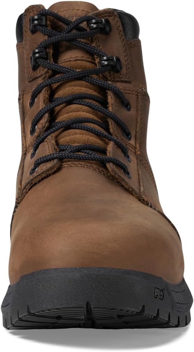 Timberland PRO Montauk 6 Inch Steel Safety Toe(Gaucho Brown)
