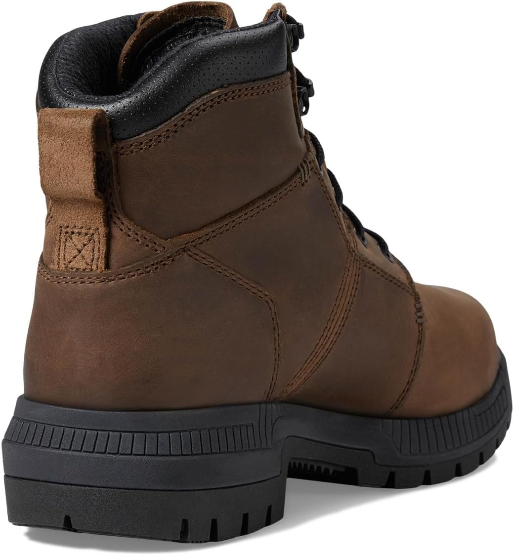 Timberland PRO Montauk 6 Inch Steel Safety Toe(Gaucho Brown)