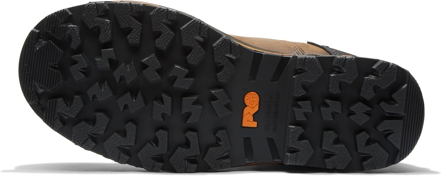 Timberland PRO Men’s Boondock 6 Inch Composite Safety Toe Waterproof Industrial Work Boot(Brown-2024 New)