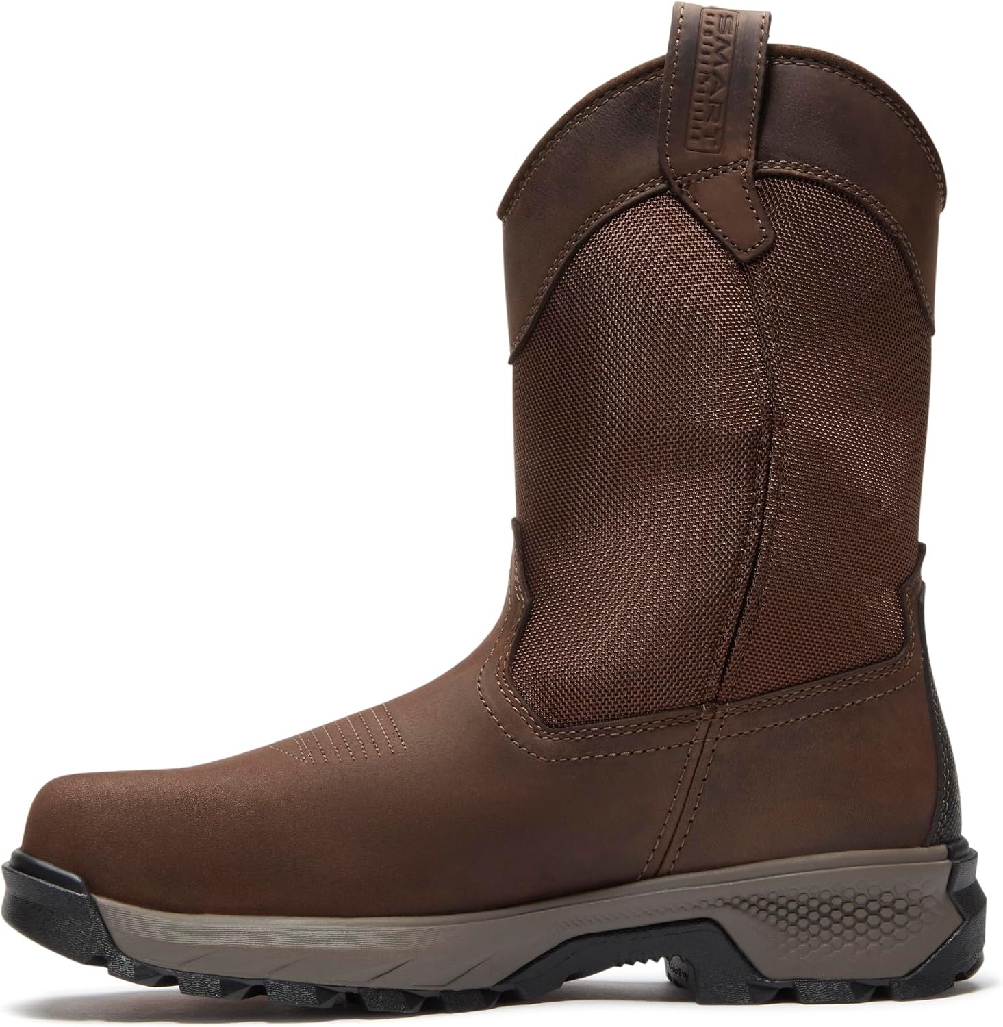 Timberland PRO Titan EV Pull-On Composite Safety Toe Industrial Work Boots(Dark Brown Full Grain)